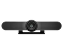 Logitech Meetup - Sistema de Videoconferencia para salas pequeñas, cámara inteligente 4K, 120° de captura horizontal, dos micrófonos incorporados