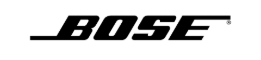 Logo de Bose, partner tecnológico de Decibelpixel