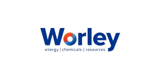 Logo de Worley, cliente de Decibelpixel
