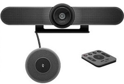 [960-001201] Logitech Meetup Kit - Sistema de Videoconferencia para salas pequeñas, considera micrófono de expansión a mesa